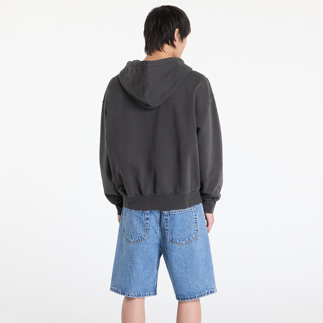 LX Zip Hoodie Faded Black