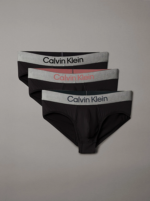 Slip con vestibilità a livello dei fianchi in confezione da 3 - Microfibre Stretch
