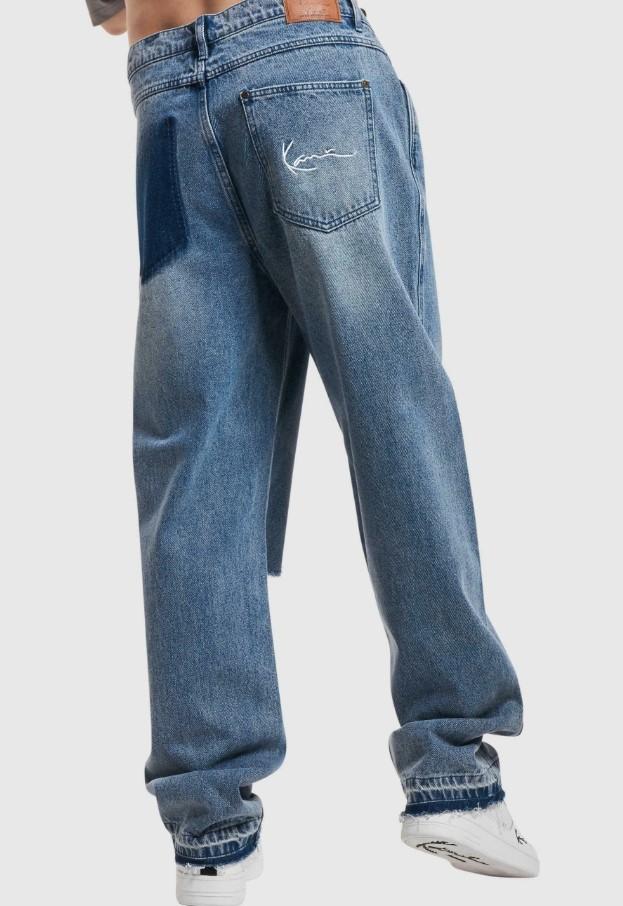 KK OG distressed baggy five pocket denim