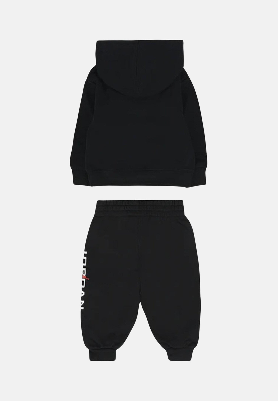 Tuta MJ Baseline Fleece nera da neonato