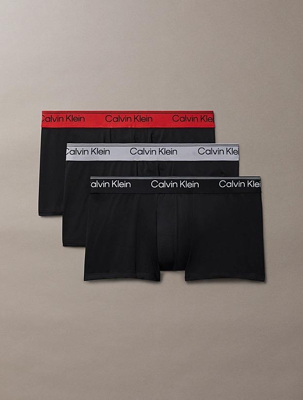 Boxer a vita bassa in confezione da 3 - Microfibre Stretch