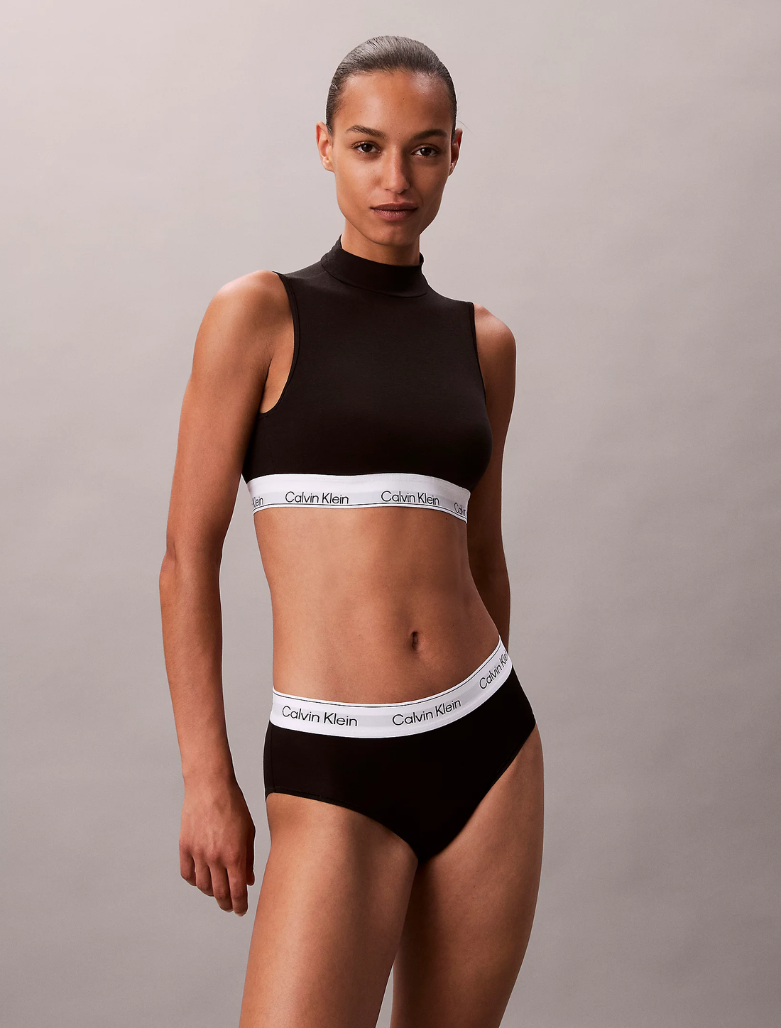 Lightly Lined Mockneck Bralette