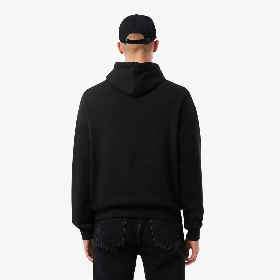 Felpa con cappuccio loose fit ricamata