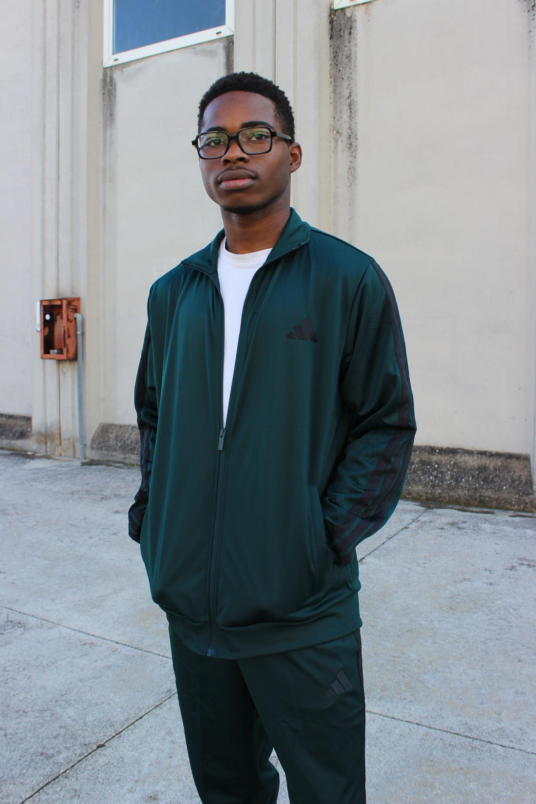 Tuta Sportiva Basic 3 Strisce Tricot Track Suit