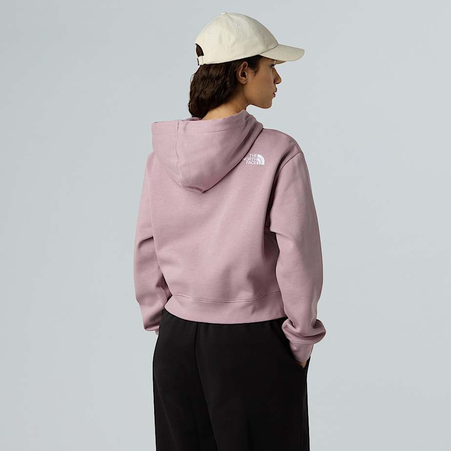 W Essential Crop Hoodie