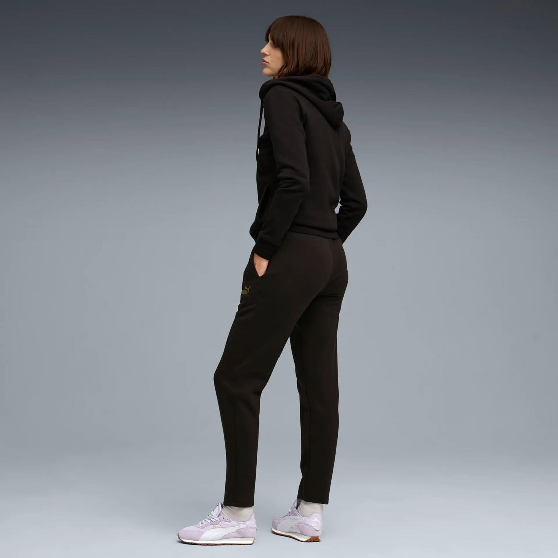 Metallic Hooded Sweat Suit FL op