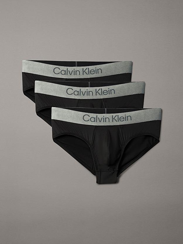 Slip con vestibilità a livello dei fianchi in confezione da 3 - Microfibre Stretch