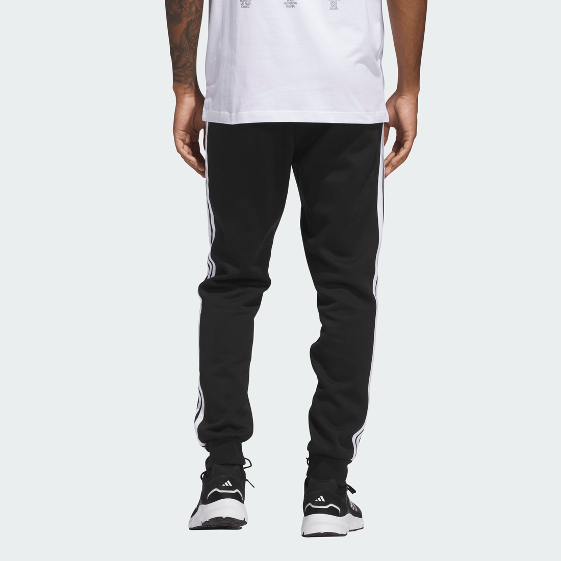 Essentials 3-Stripes Fleece Pants